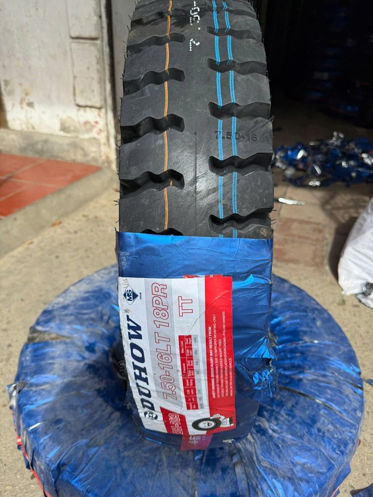 Lốp DUHOW 7.50-16LT 18PR DH809